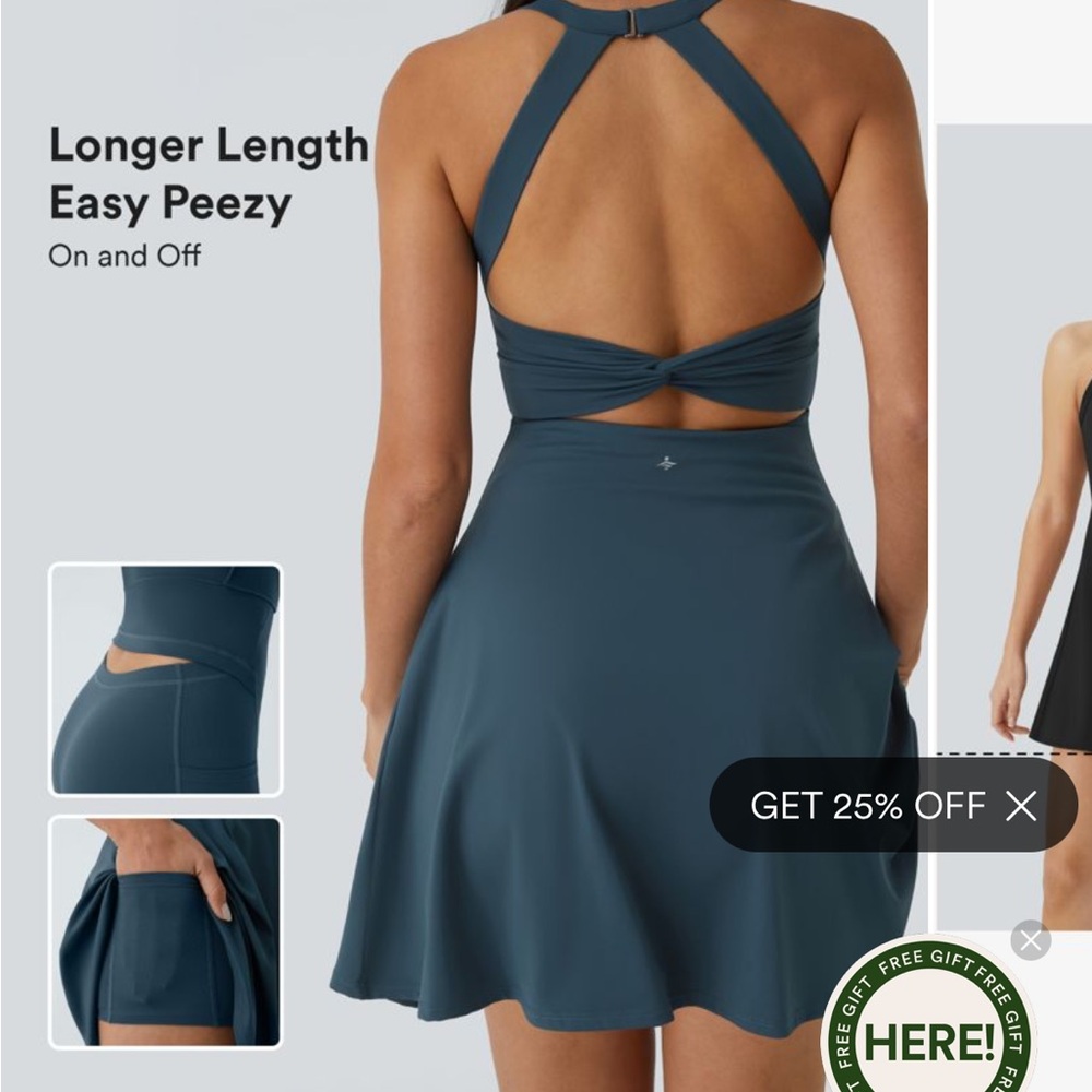 Elegant Blue Women's Dress